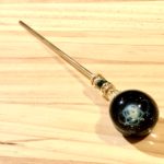No.9 時の杖 … ¥3,400　（大きさ：2.7cm x 17.9cm）（ボロシリケイトガラス・レジン） （割れ物注意）