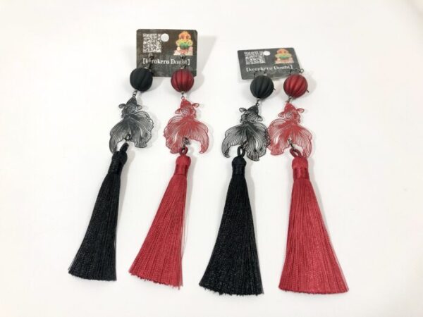 ker 48 透かし金魚(赤黒)