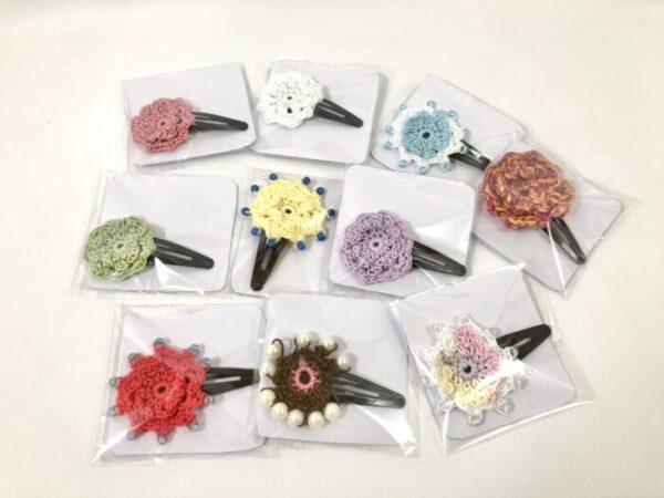 tef 1 お花のヘアピン