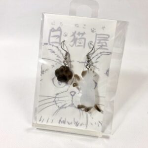 ssk 82 シャム猫ピアス(つやつや)