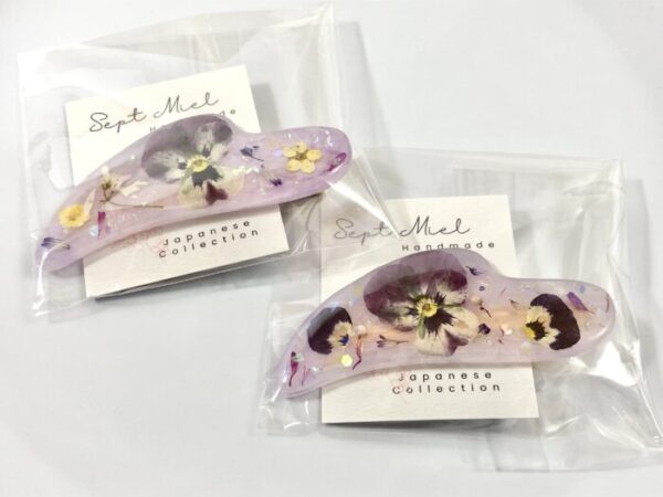 sep 7 花あわせヘアクリップ