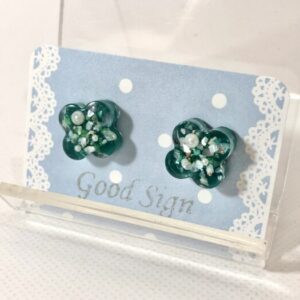 goo 264 四つ葉のクローバーのピアス
