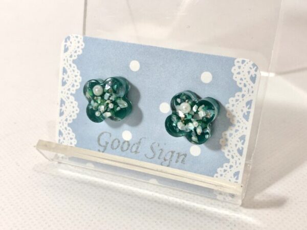 goo 264 四つ葉のクローバーのピアス