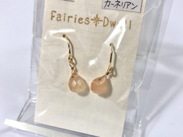 fai 63 カーネリアン ドロップ/ピアス