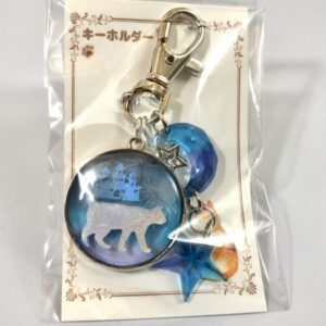 ssk 93 猫と夏の夜空のキーホルダー