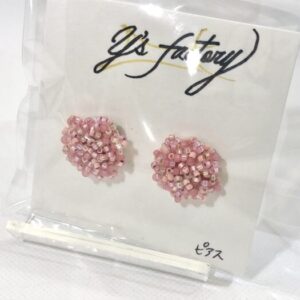 ysf 30-2 刺繍つぶつぶビーズ ピアス