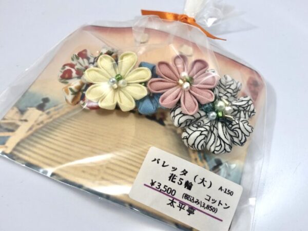 tai 150 バレッタ(大)花5輪