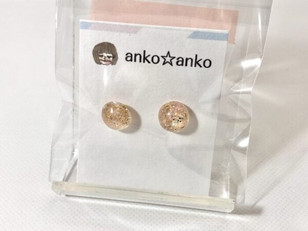 ako 41 キラキラピンクピアス