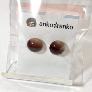 ako 42 ワインレッドグラデーションピアス