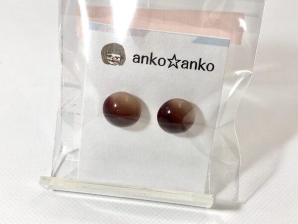 ako 42 ワインレッドグラデーションピアス