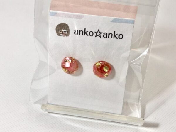 ako 50 ピンクキラキララメピアス
