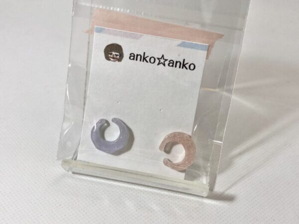 ako 47 ピンク&パープルプチイヤーカフセット