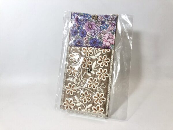 cho 10-3 インド刺繍リボンのポーチ