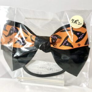 aoz 50 ハロウィンのリボン(ヘアゴム)