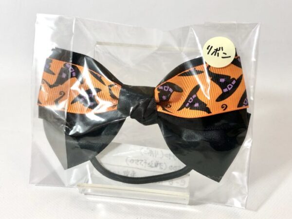 aoz 50 ハロウィンのリボン(ヘアゴム)