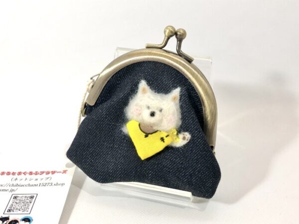 cba 6 白柴のがま口