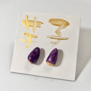 imk 8 半分に割れた芋ピアス