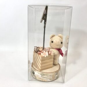 per 54 あみぐるみのメモスタンド(Little Pig)