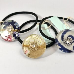 ank 69 友禅柄ヘアゴム