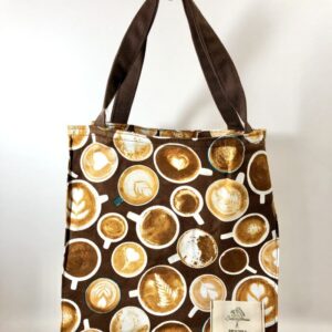 rio 7 カクカクバッグ カフェ柄