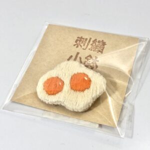 yac 12 目玉やき(双子)ブローチ