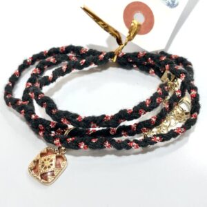 kmn 36 三重巻きマクラメブレスレット