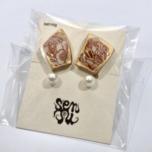 sen 16 九谷焼きイヤリング