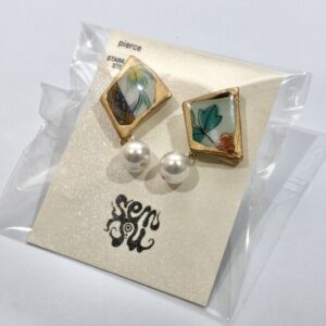 sen 15 有田焼金継ぎピアス