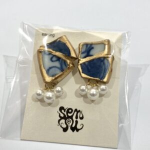 sen 5 陶器イヤリング