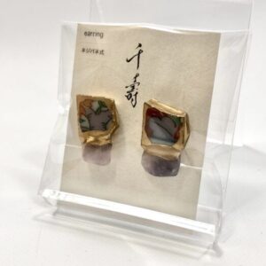 sen 22 有田焼 金継ぎイヤリング