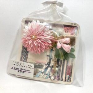 tai 224 ヘアークリップ 半くす下がりビーズ付き