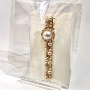 fsk 5 ヘアクリップ(大)パール2