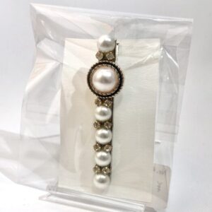 fsk 4 ヘアクリップ(大)パール1