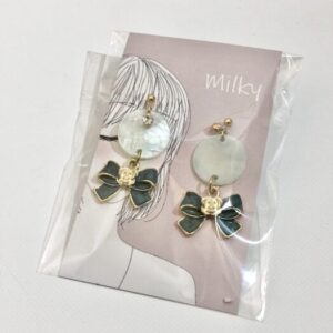 mil 5 リボンピアス