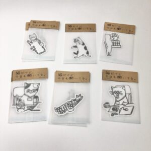 oki 7 猫だけど、今日も働いてる。単品ステッカー