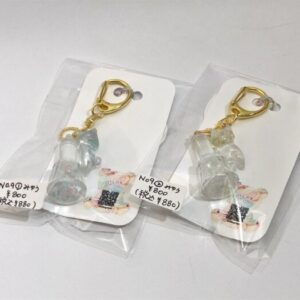 myu 9 クリアネコとビンキーホルダー