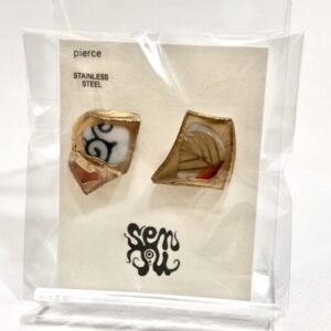 sen 34 九谷焼金継ぎピアス