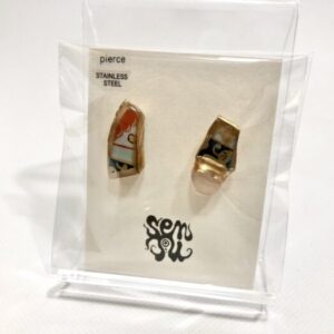 sen 40 有田焼金継ぎピアス