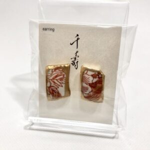 sen 43 九谷焼イヤリング