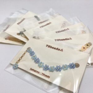 78b 2 お花ビーズブレスレット