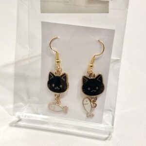 aoz 99 ねこと魚(ピアス)