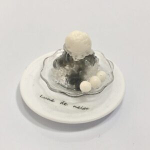 lne 24 ほうじ茶ミルクのかき氷
