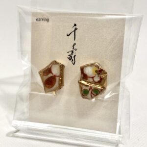 sen 51 九谷焼金継ぎイヤリング