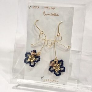 lun 27 大人あま〜いリボンピアス