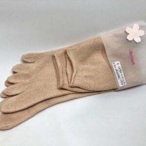 aik 4 桜染めコットンソックス5本指