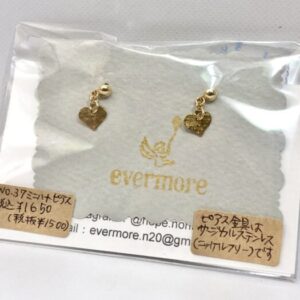 hev 37 ミニハート ピアス