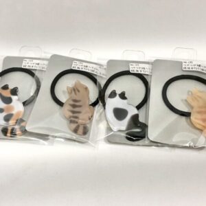 ssk 137 つやつや猫ヘアゴム