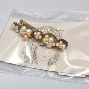 mil 21 白のヘアクリップ