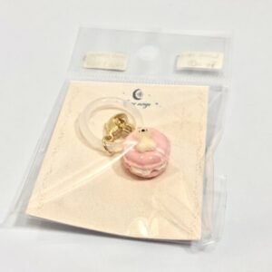 lne 35 目印チャーム3 ピンクマカロン